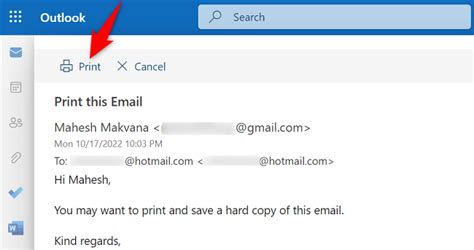 How to Print an Email on Outlook: A Detailed Guide